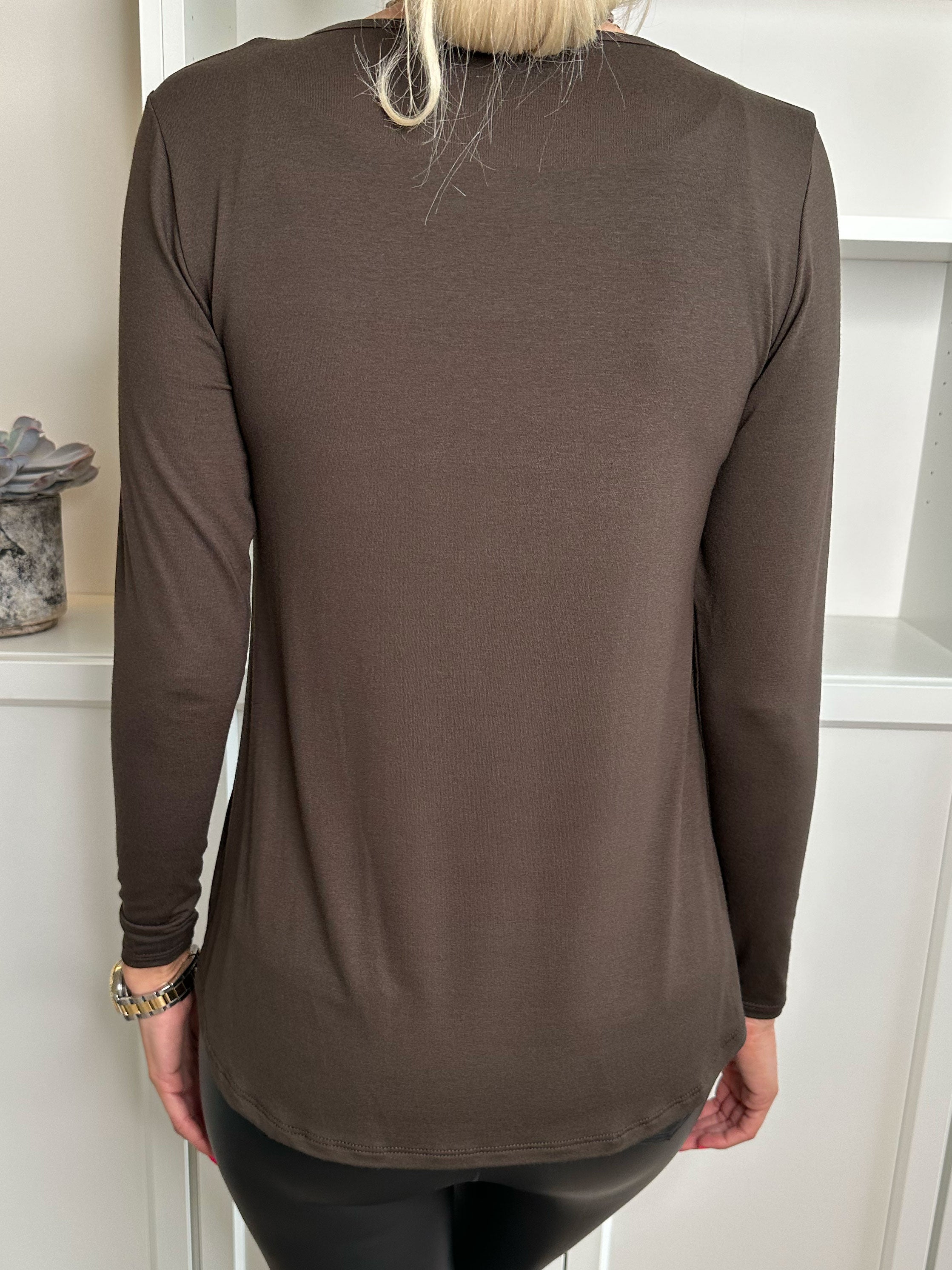 Otine - Langærmet basisbluse